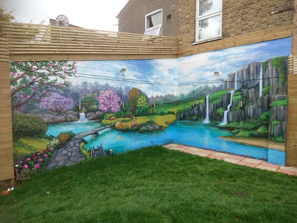 Creative Outdoor Mural Ideas for Your Backyard and Fence – Your ...