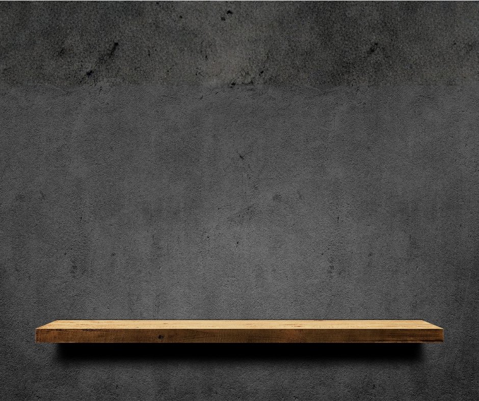 Minimalist 1×4 floating wall shelf with hidden bracket