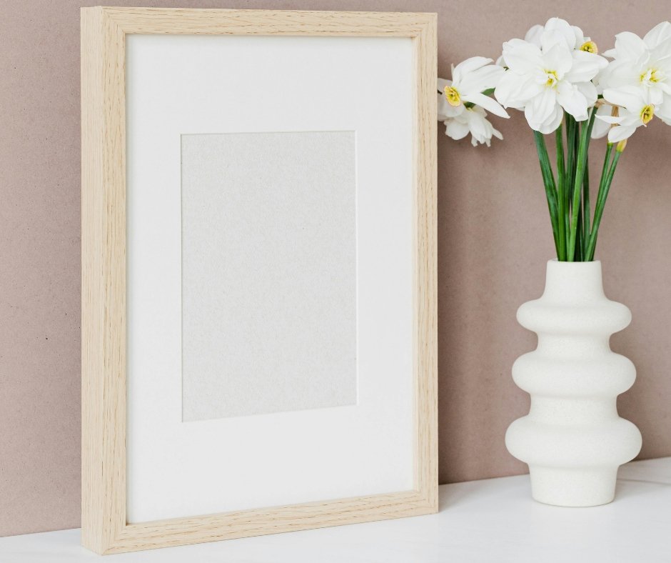 DIY 5×7 poplar picture frame with mitered corners and rabbe