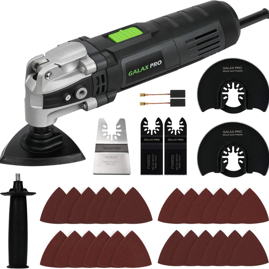 An image of the GALAX PRO 3.5A 6 Variable Speed Oscillating Multi Tool Kit.