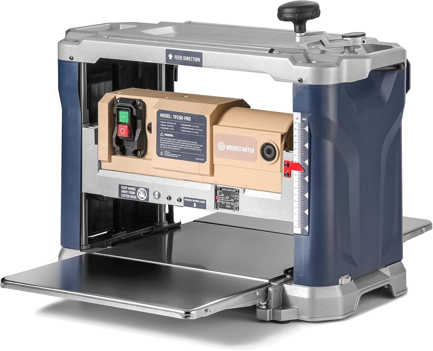 An image of the WOODSTARTER 13-Inch Wood Planer.