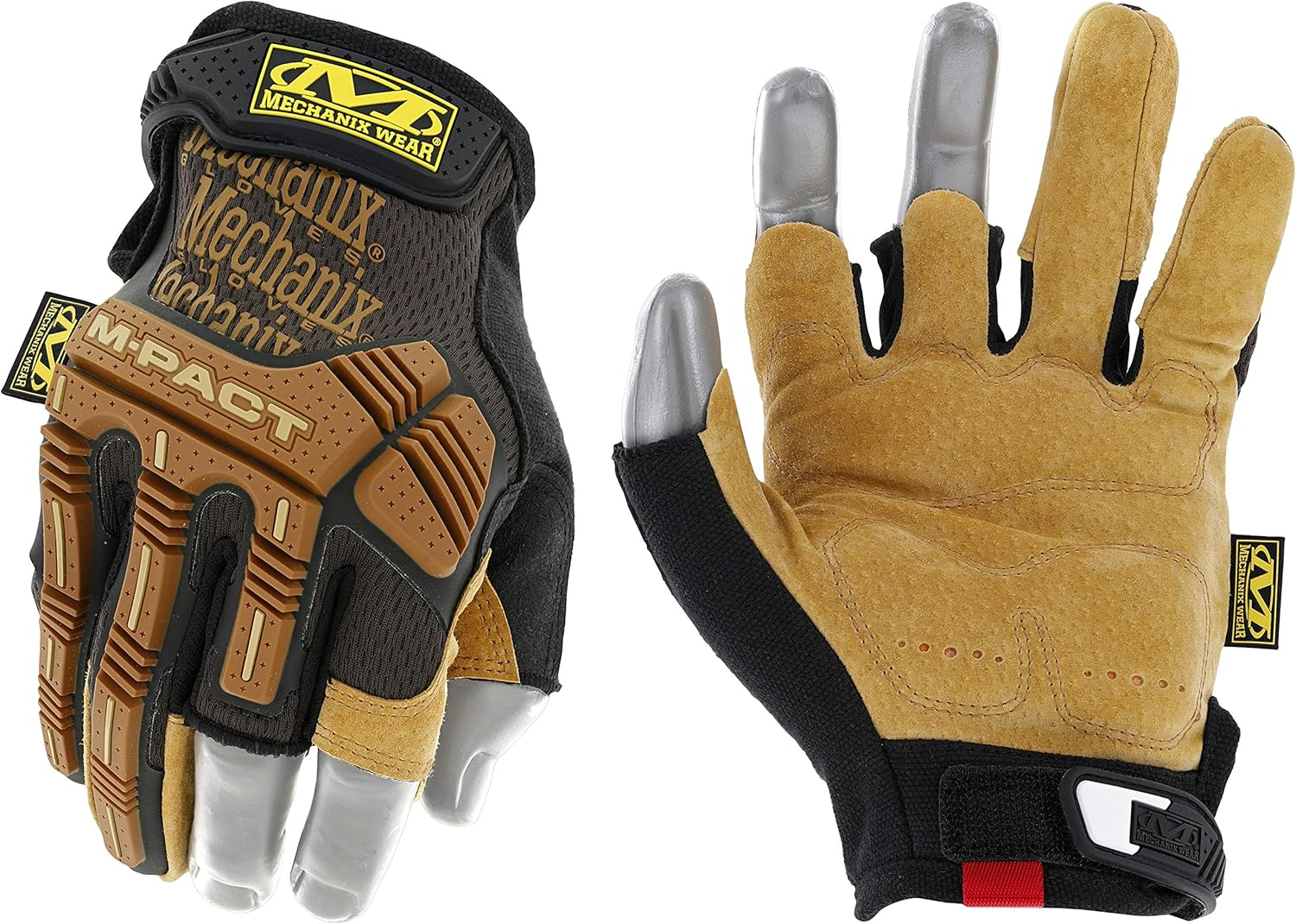 An image of the Mechanix Wear: M-Pact Durahide Leather Framer Work Gloves.