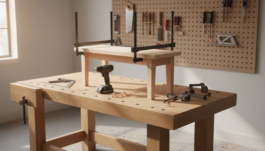 An image of one of the woodworking plans.