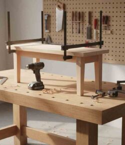 An image of one of the woodworking plans.