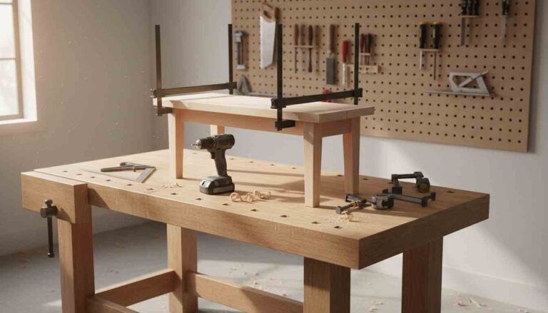 An image of one of the woodworking plans.
