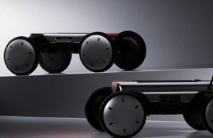 An image of the Hyundai’s MobED Platform Robot.