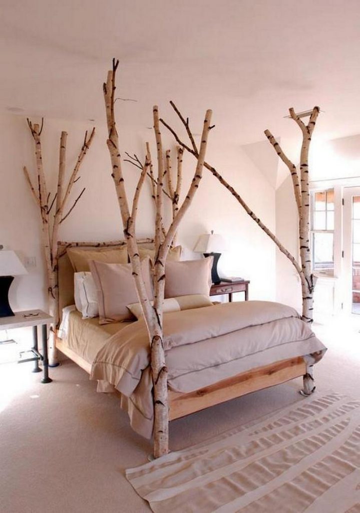 Click LIKE if you love this bedroom setting!  Would you use nature as an inspiration for your bedroom, or do you think using trees indoor just seems weird?  Let us know in the comments section!