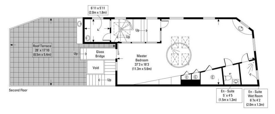 The Rainbow The Rainbow House floor plan - 2nd floor