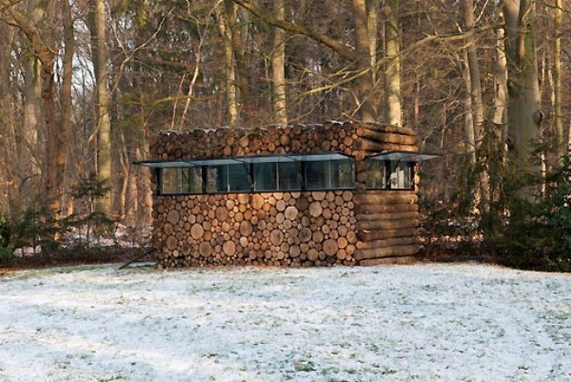 Log Cabin on Wheels - Piet Hein Eek