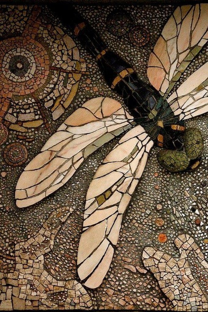 Mosaic dragonfly by Shimobros
