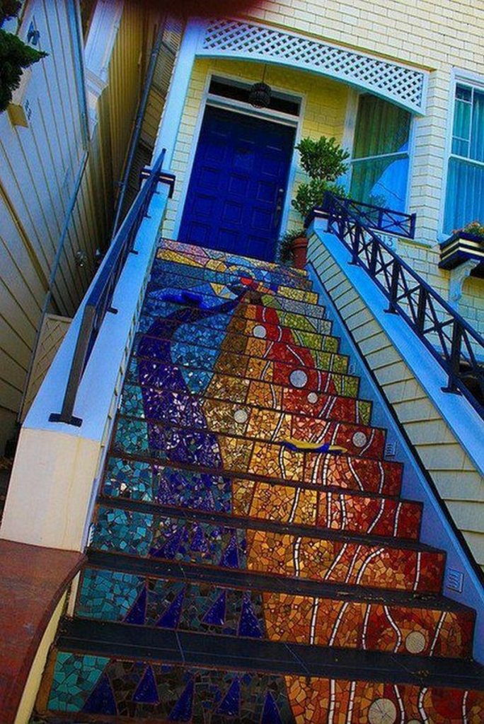 Amazing mosaic steps - Indulgy
