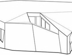The Klein Bottle House - South Elevation