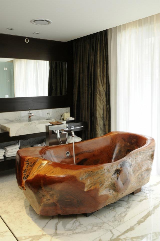 Wooden Bathtub