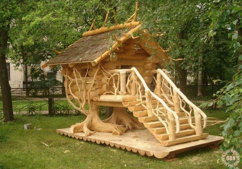 Hehehe! It's a Whole Tree Architecture cubby house! Do you think the kids in your life would want one?