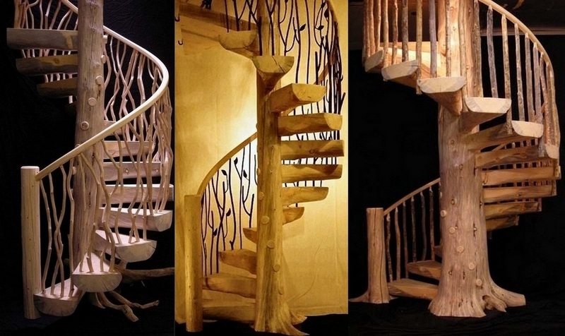 We categorize our images so that they can be 'filed' in a logical way, but these fall across two albums.  Amazing sets of stairs or beautiful pieces of whole tree architecture? Let us know in the comments section.