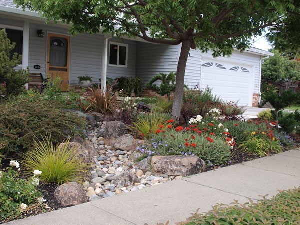 Dry Stream Bed Landscaping