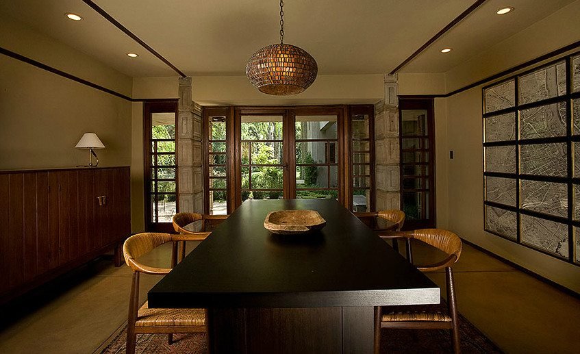 Millard House by Frank Lloyd Wright -  Dining Room