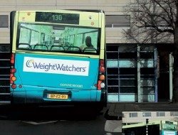 Weightwatcher bus - Here just because it's clever!  Look very carefully to understand the full illusion.  Can you really see into the bus?