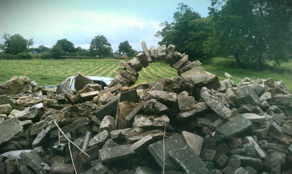 Order into chaos with this nasty heap of concrete rubble