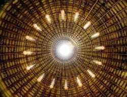 That domed exterior now makes perfect sense as you gaze at this amazing ceiling. Want one?