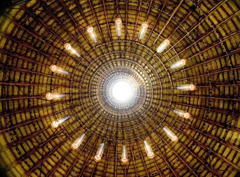 That domed exterior now makes perfect sense as you gaze at this amazing ceiling. Want one?