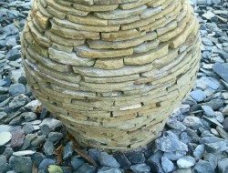 Drystone sculpture 'the seed'