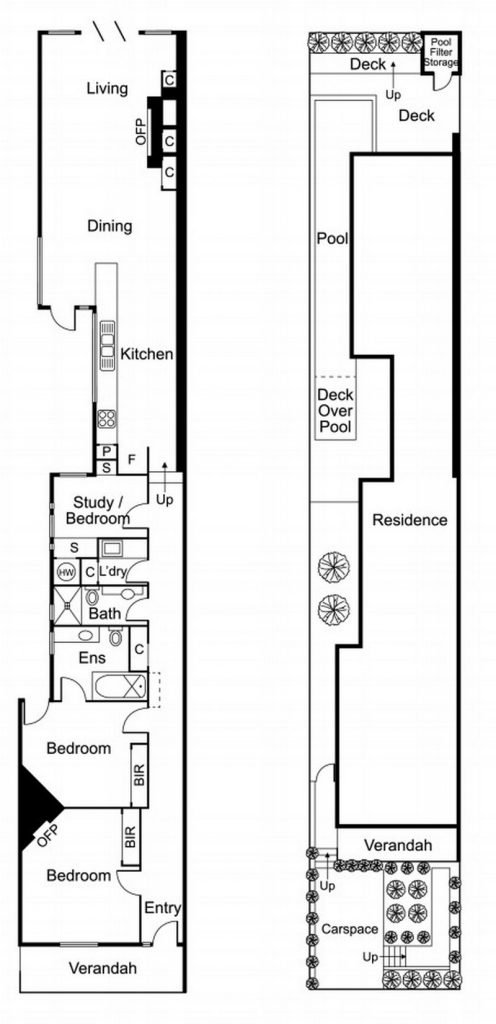 A Victorian Cottage Gets a New Body - Site and Floor Plans