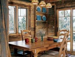 Colorado cabin - dining area
