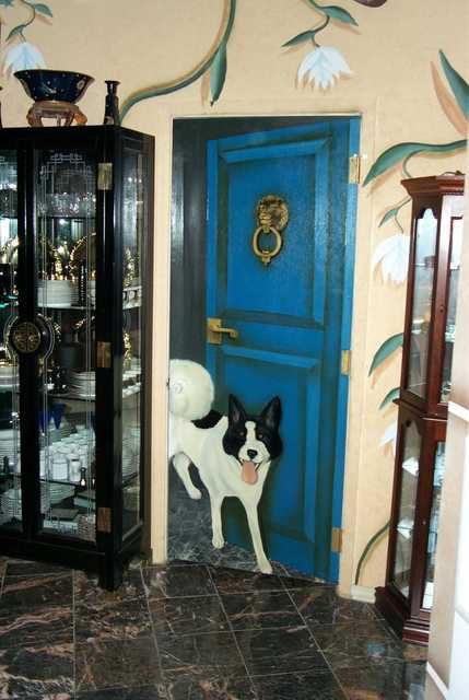 The painted pantry door - open or closed?