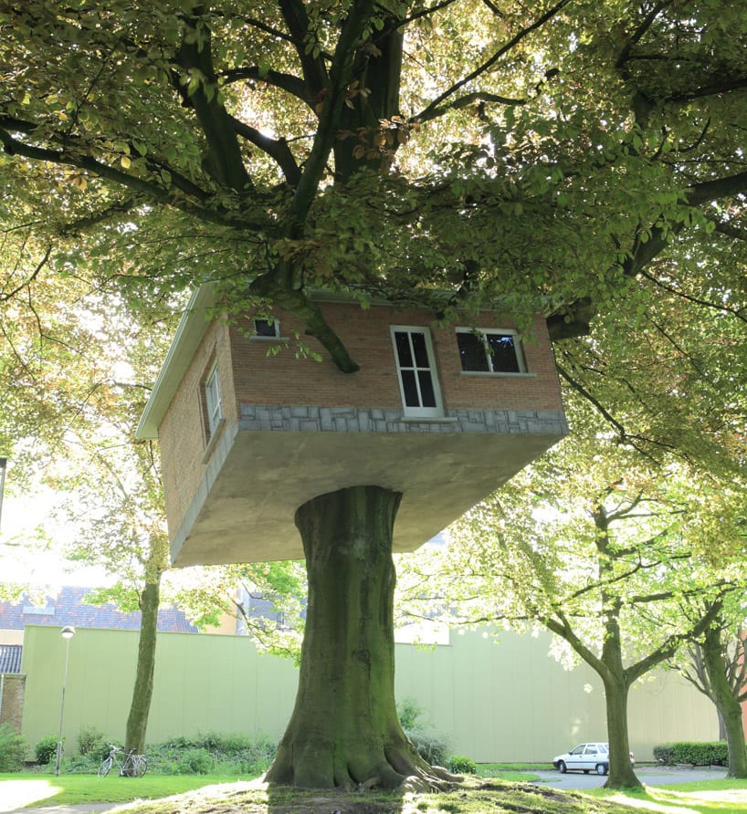 Senior Center Turned Treehouse by Benjamin Verdonck - http://track.be/en/index.php/kunstenaars/detail/benjam_verdonck