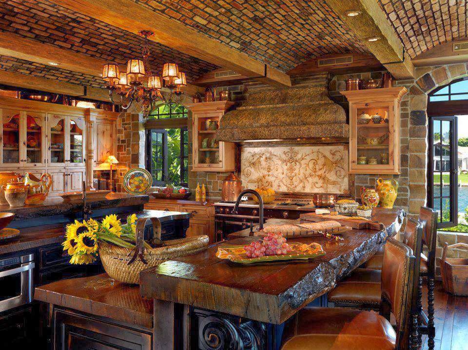 This kitchen has ‘rustic’ written all over it? But is it too much, not enough, or just right?