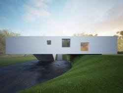 Side view, facing the neighbour‘s site