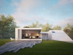 View from the extroverted garden side