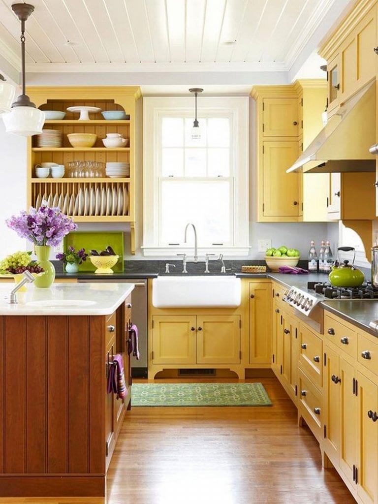 Can you describe this kitchen using just one word?