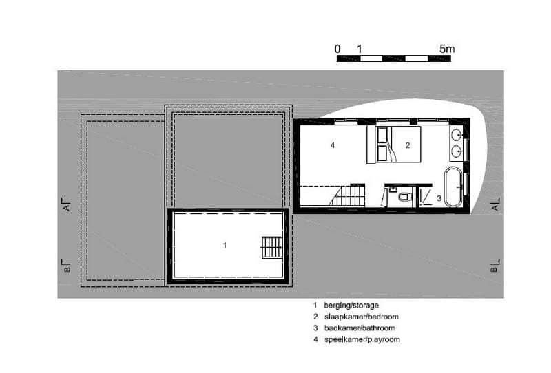 Railway House Santpoort - Floor Plan