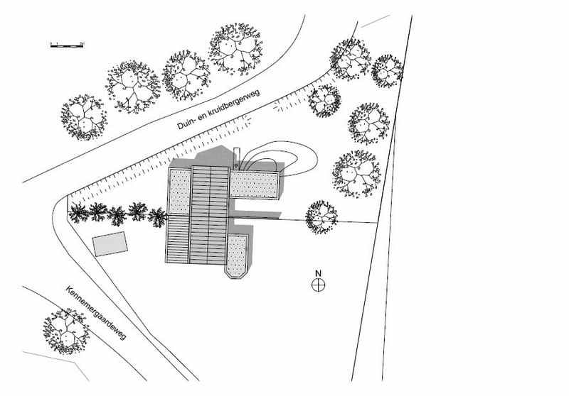 Railway House Santpoort - Site Plan