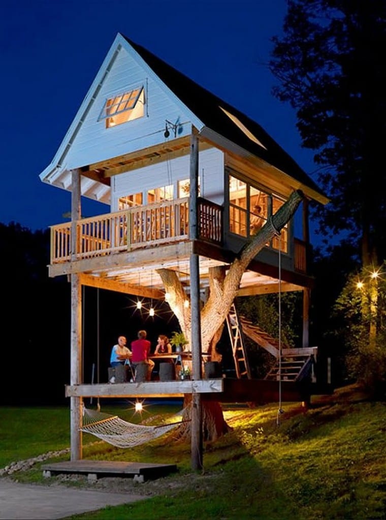 Camp Tree House - http://theletteredcottage.net/camp-treehouse/