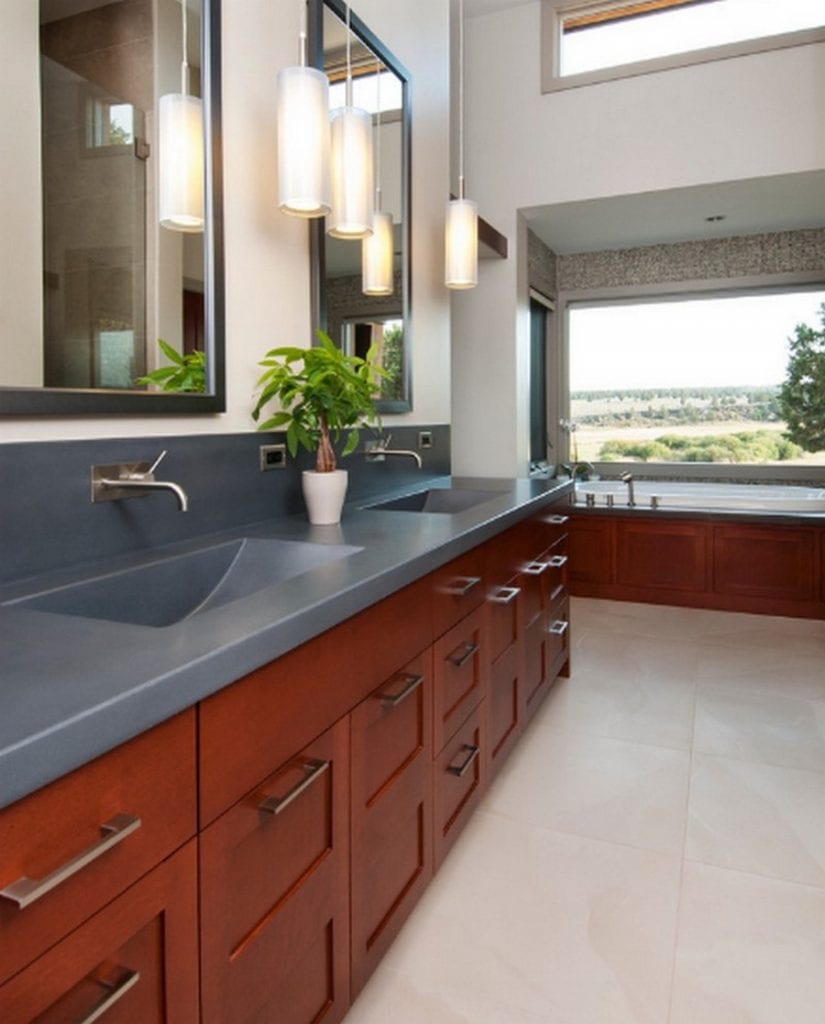 This bathroom designed by Scott Gilbride/Architect Inc.