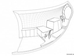 Hus-1 - Axonometric View
