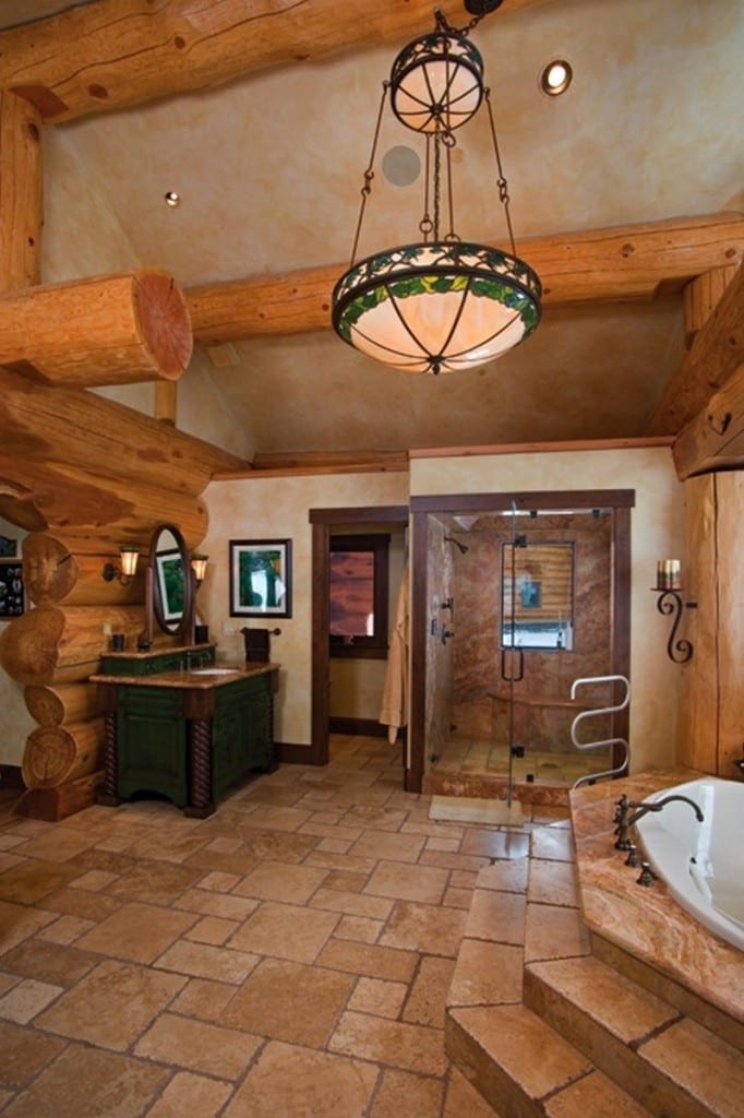 Amazing Log Home - Master Bath