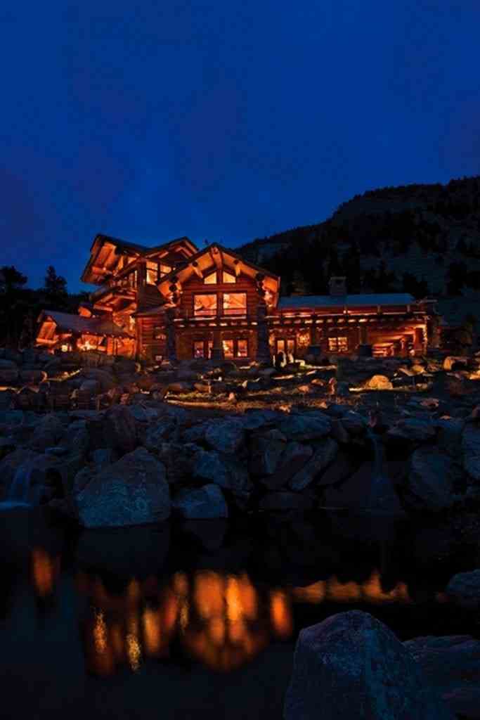 Amazing Log Home - Exterior View