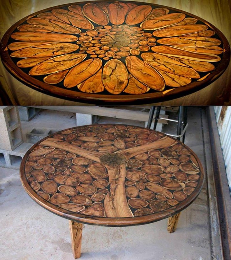 How good are these! We found them across on Rustic Wood Furniture. His work is absolutely superb.