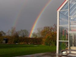 The Sliding House - rainbow house?