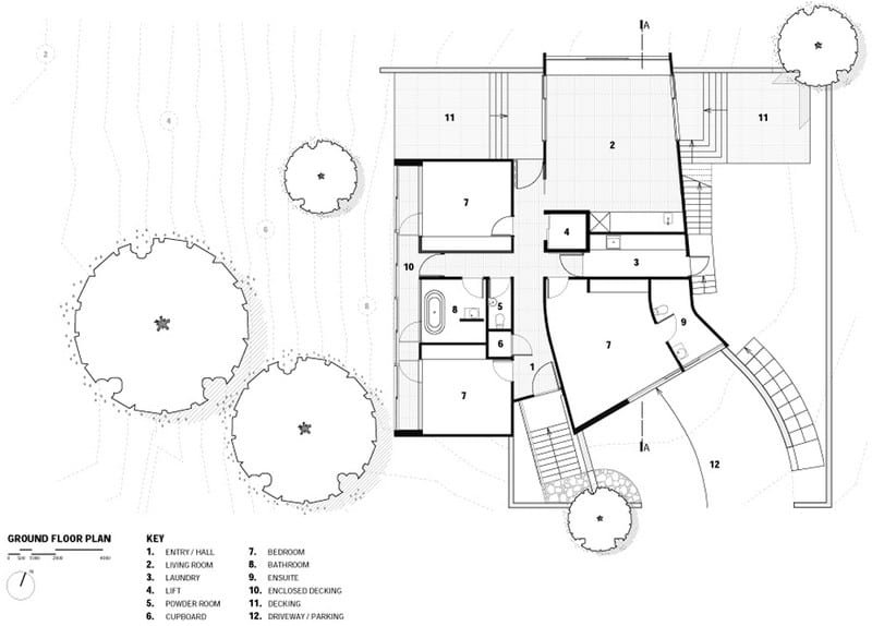 Port Fairy House  - Ground Level Floor Plan