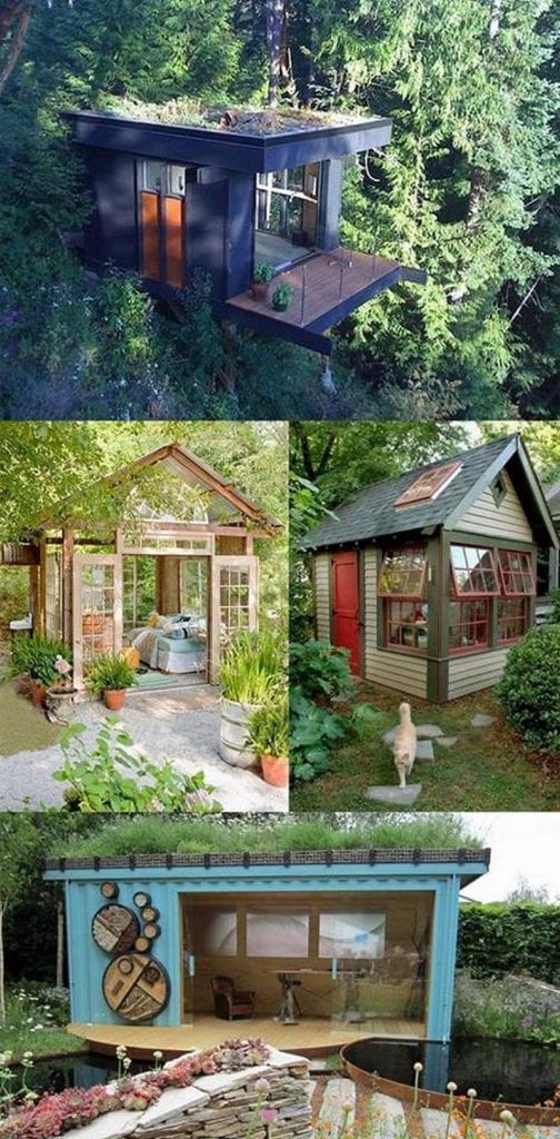 Shedworking! Here are 50 sheds to inspire you to chuck it all in and become a shedworker...