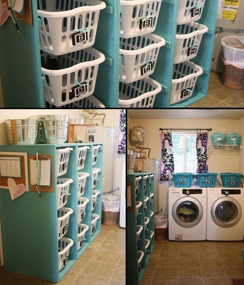 Does your laundry room require some organizing? Will this laundry basket dresser help?