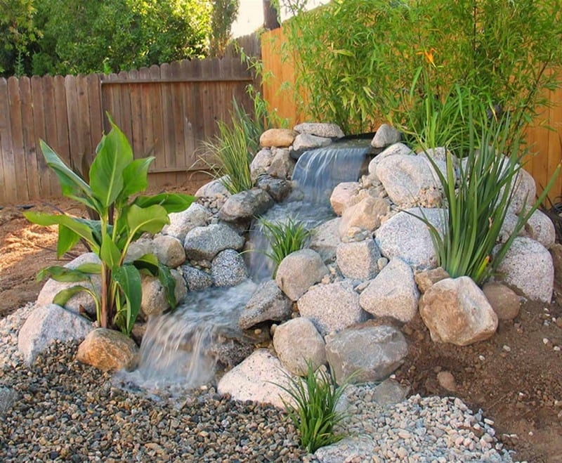 Do you want a waterfall, but don’t like the pond that goes with it? Then this could be for you.