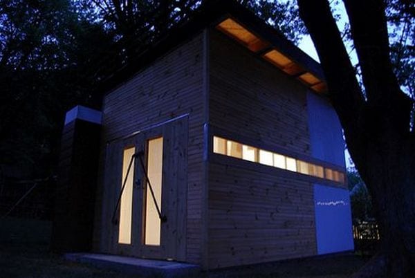Chuck Witmer's Silverspring Shed At Night