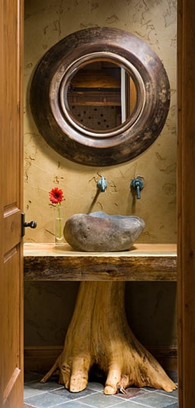 Whole Tree Bathroom by Precisioncraft