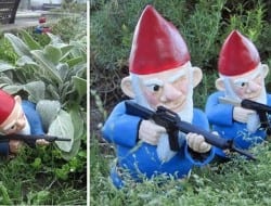 A while ago now we showed you some zombie gnomes, I'm wondering if these guys are here to save the gnome world from zombie terror?